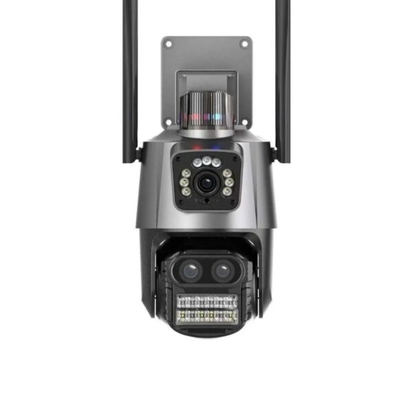 Avenir AV-M21 İç Ve Dış Mekan Kablosuz WiFi Kamera 6MP 3 Lensli 10X Zoom Ptz