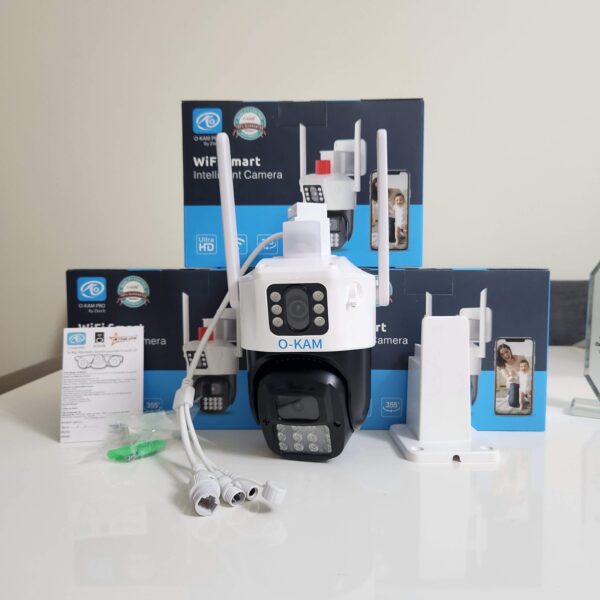 Okam O-kam 6015 WiFi Polis Çakarlı Güvenlik Kamerası Adaptör Dahil