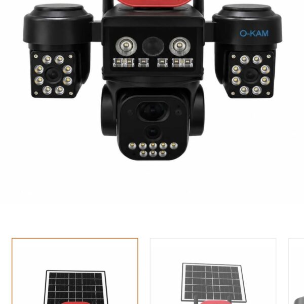 OKAM 5220 3 LENSLİ SOLAR WIFI GÜVENLİK KAMERASI